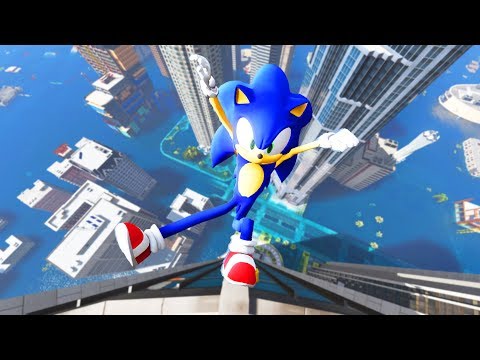 GTA 5 Water Ragdolls Sonic Jumps/Fails #34 (Euphoria physics | Funny Moments)