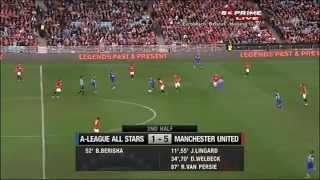 A-League Stars 1 - 5 Manchester United | Highlights | 20.07.2013