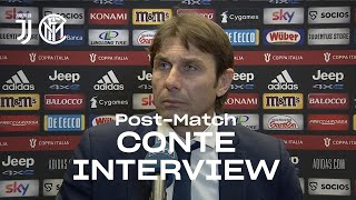 JUVENTUS 0-0 INTER | ANTONIO CONTE EXCLUSIVE INTERVIEW: "We fought until the very end" [SUB ENG]