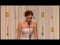 Jennifer Lawrence Wins the Best Actress Award at Oscars 2013