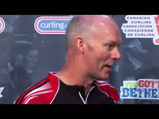 Draw 6 Media Scrum - 2013 Tim Hortons Brier