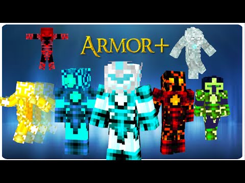 Armor+ in Vanilla Minecraft | ONLY ONE COMMAND BLOCK (1.8 / 1.9)