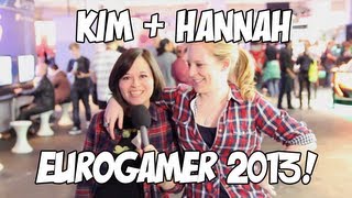 Kim and Hannah at Eurogamer 2013 - CONSOLE WARS!