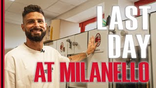 🏡? Olivier Giroud's last day at Milanello: behind-the-scenes