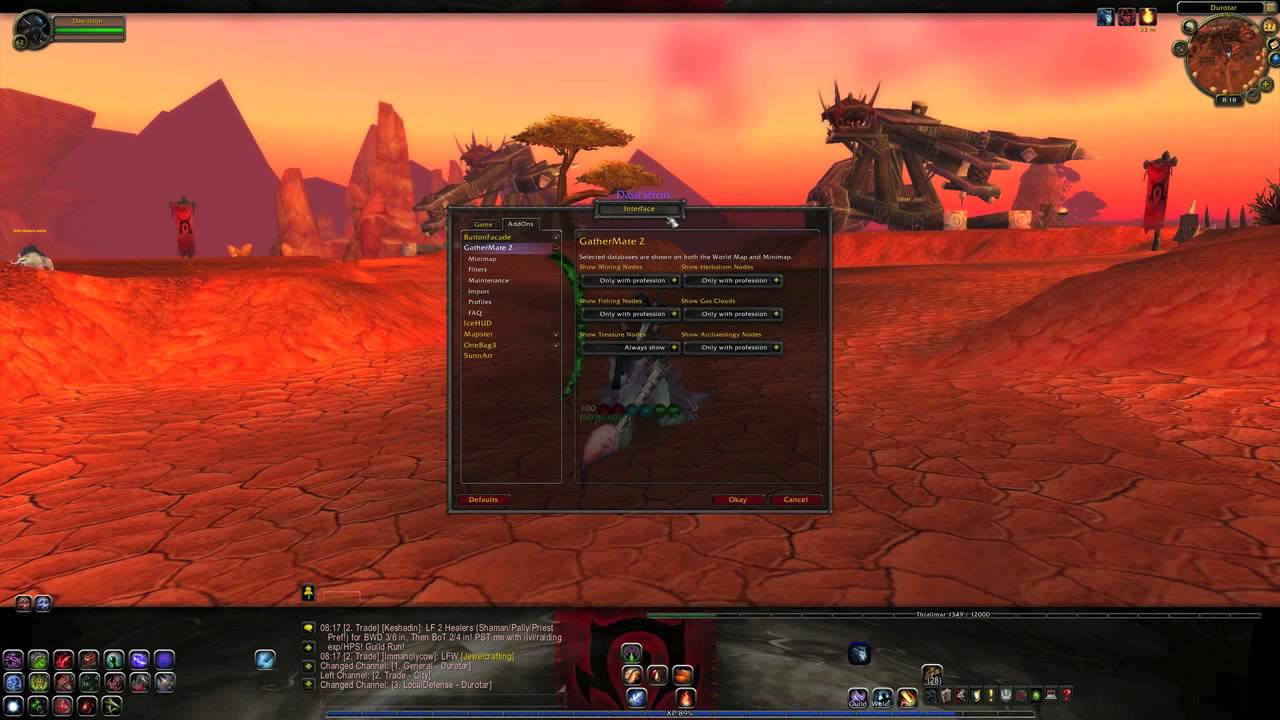 How to Install and Use The World of Warcraft Addon Gathermate ...