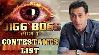 Bigg Boss 7 CONTESTANTS LIST OUT - EXCLUSIVE