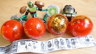 キウイ&タジャドルロックシードがラインナップ！カプセルロックシード07 全4種 レビュー！仮面ライダー鎧武(ガイム) 龍玄キウイアームズ メッキVer LEDVer