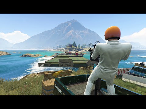 DEFEND THE ISLAND! (GTA 5 Funny Moments)