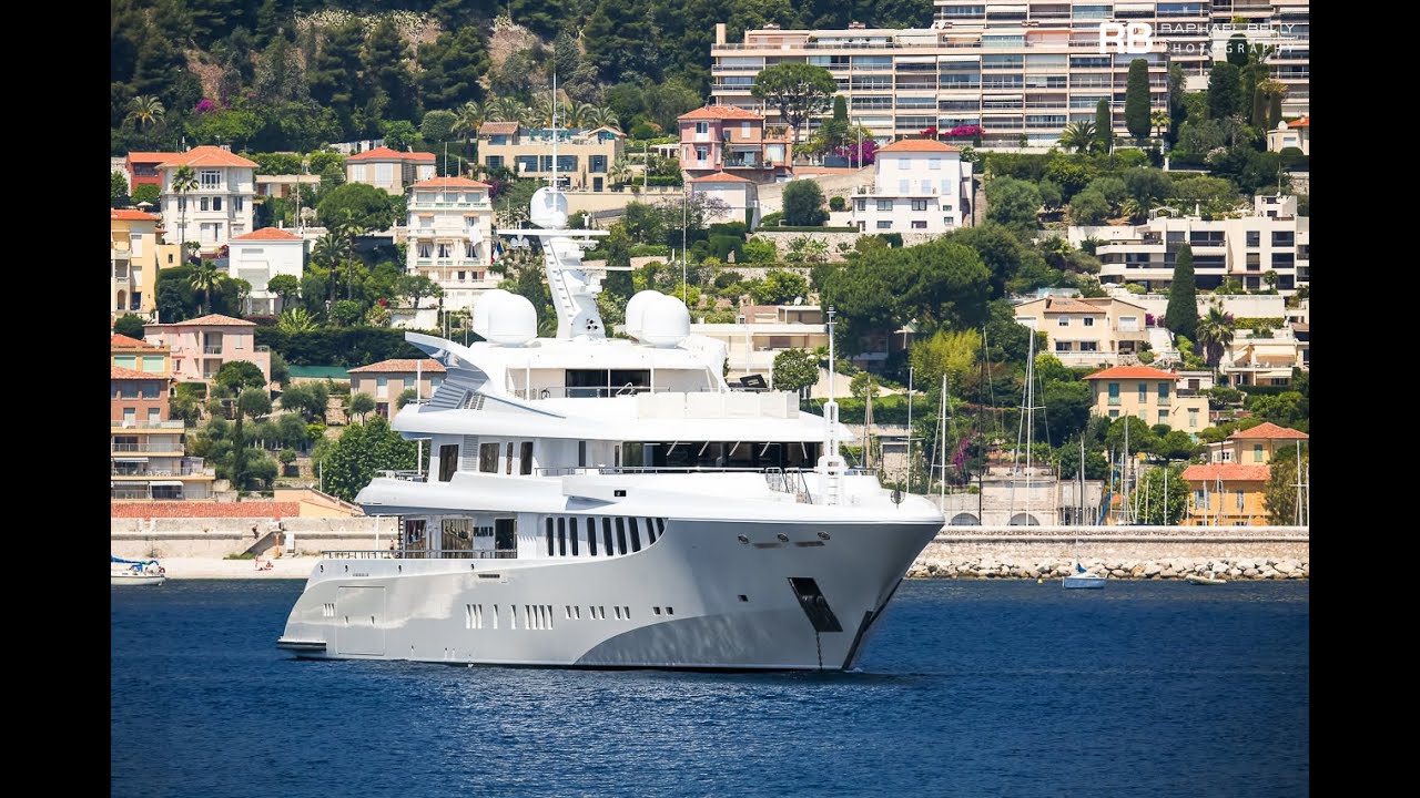 Superyacht Plan B in Antibes, owned by Ted Waitt - YouTube