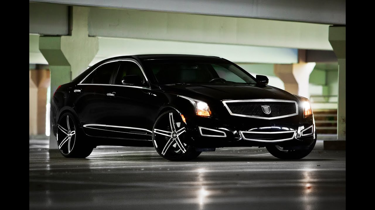 2014 Cadillac ATS on 20" Lexani Wheels - YouTube