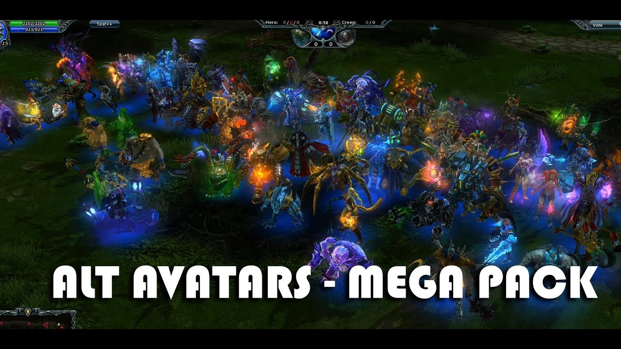 HON MODS - MEGA ULTRA CUSTOM ALT AVATARS PACK - YouTube