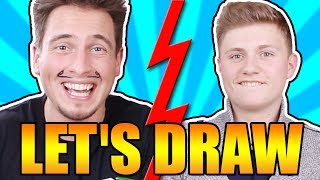 ► ZLOMENÁ RUKA?? - JOHNNY VALDA - Let's Draw