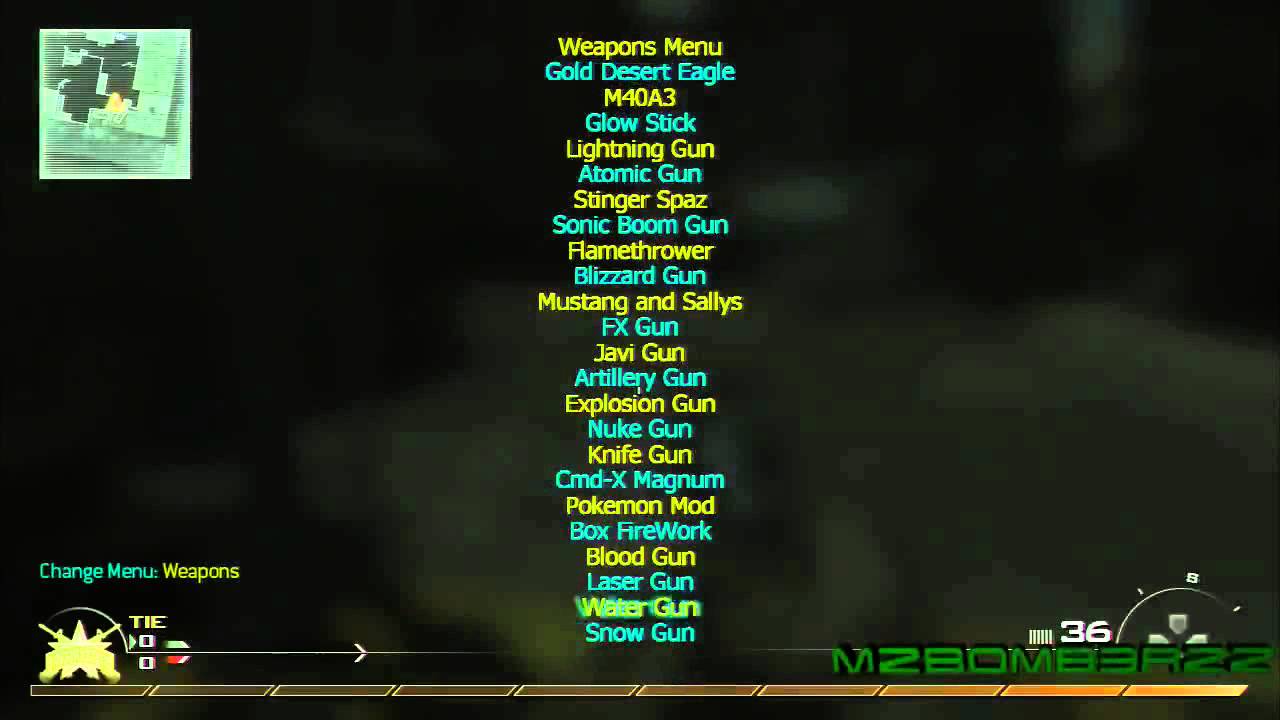 MW2 Mod Menus CFG