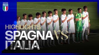 Highlights: Spagna-Italia 1-0 | Under 16 | Amichevole