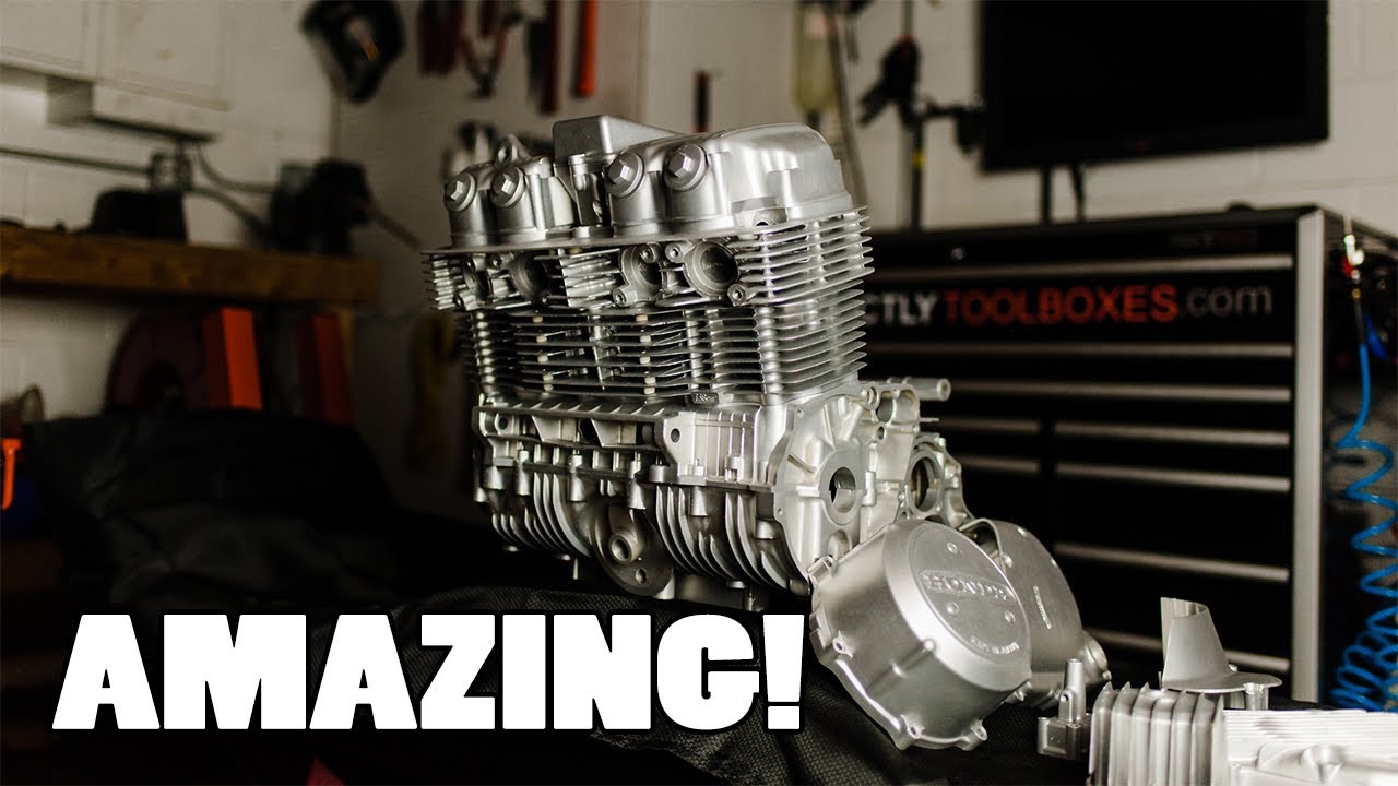 Diy Vapor Blasting Cb750 Engine Parts Amazing Aluminum Restoration