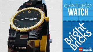 Bright Bricks Timelapse - Giant Lego Watch