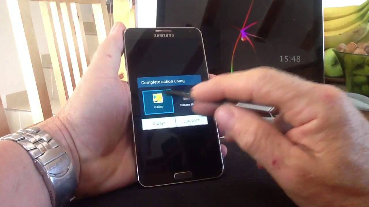 Note 3 Black Wallpaper, a tutorial - YouTube