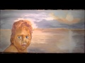L'enfant du Gange, portrait acrylique