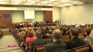 Inaugurácia nového rektora UMB Vladimíra Hiadlovského   