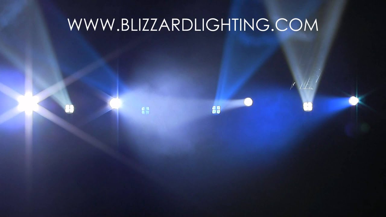 Blizzard Lighting Torrent 90 Beam & ROCKLITE Raygun Beam PAR fixtures ...