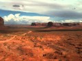 Vue complète sur le site de Monument Valley
