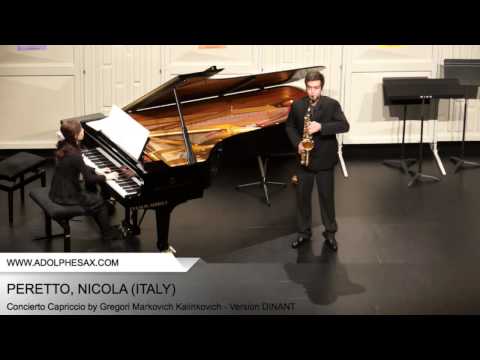 Dinant2014 PERETTO Nicola Concierto Capriccio by Gregori Markovich Kalinkovich Version DINANT