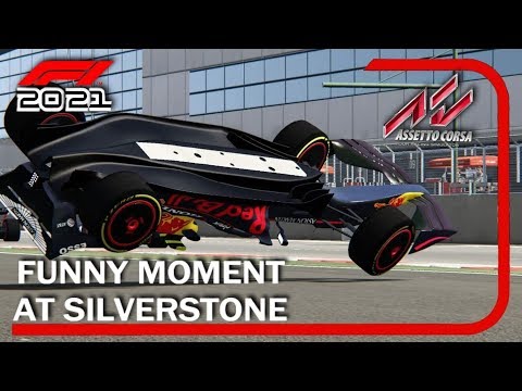 FUNNY MOMENT AT SILVERSTONE ON ASSETO CORSA WITH F1 2021 CARS