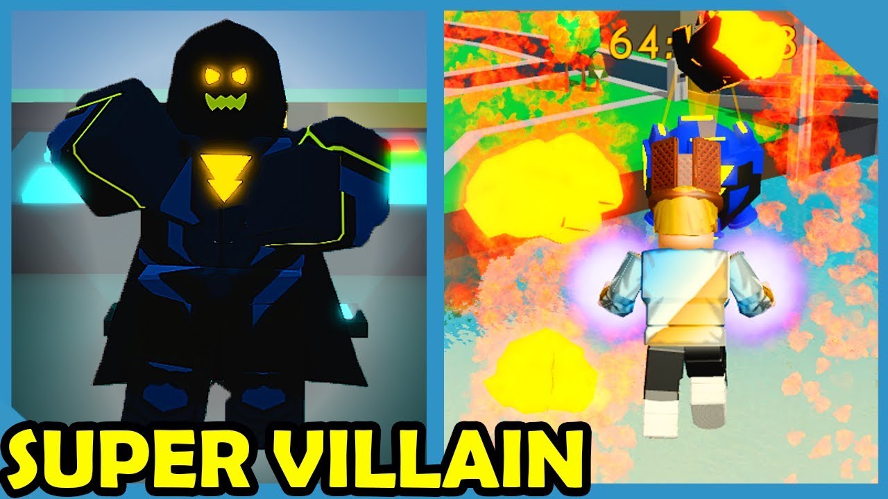 New Update Super Villains Meteor Barrage Skill Roblox Power