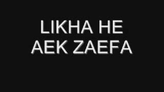 LIKHA HE AEK ZAEFA