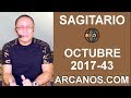 Video Horscopo Semanal SAGITARIO  del 22 al 28 Octubre 2017 (Semana 2017-43) (Lectura del Tarot)