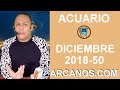 Video Horscopo Semanal ACUARIO  del 9 al 15 Diciembre 2018 (Semana 2018-50) (Lectura del Tarot)