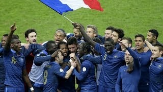 France - Ukraine : la joie des Bleus !