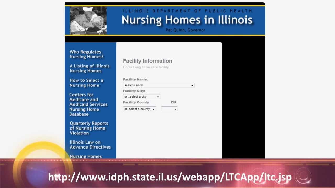 Illinois Assisted Living & Nursing Home Facility Information