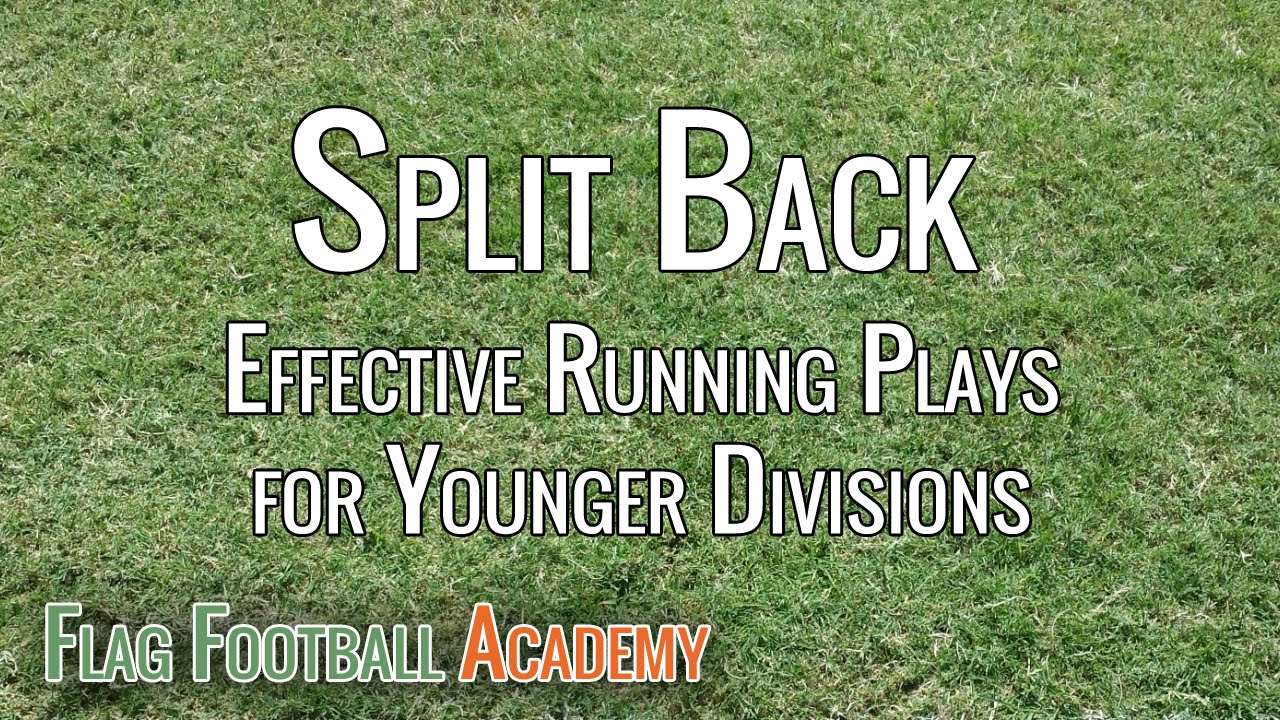 Split Back Formation - Running Plays for Youth Flag Football - YouTube