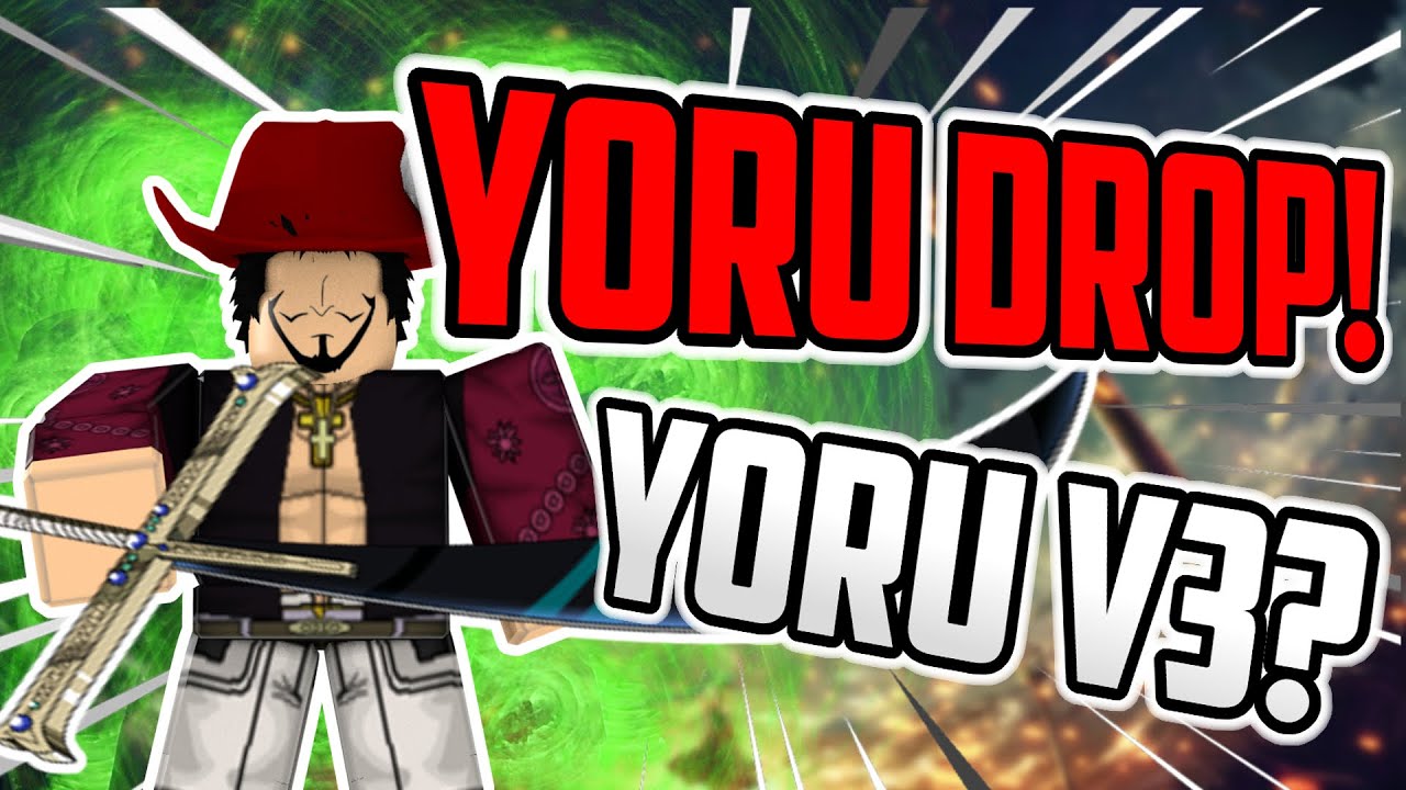 V3 Yoru Drop Mihawk Raid Boss In Blox Piece