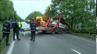 Rouen : un accident de remorque à l'origine de bouchons