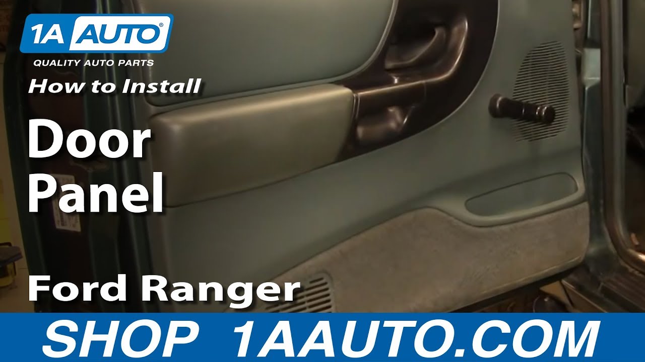 How To Install Replace Door Panel Ford Ranger 9397 YouTube