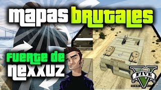 GTA V Online - 3 Mapas Brutales! - Fuerte de Nexxuz - Drifting extremo - Salto final!