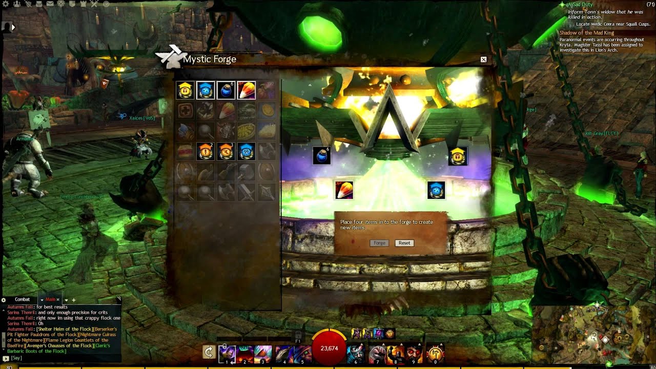 Guild Wars 2 Mad King Chest Mystic Recipe YouTube