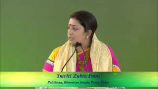 Smriti Irani on Women Issues - Congress Must Watch before Commenting on Her !