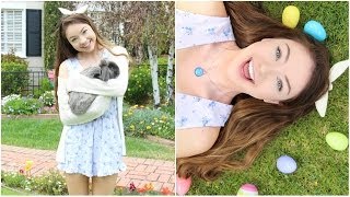 5 Easter/Spring Outfits + DIY Bunny Ear Headband!