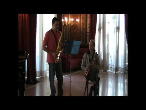 Arno Bornkamp 2010 Saxophone masterclass at Casino Sociale Lesson on Creston Sonata, Op. 19 part 3