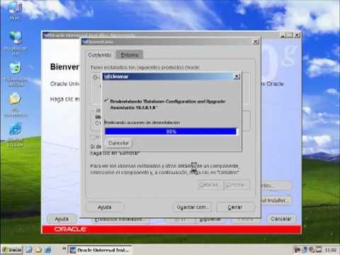 Desinstalar Oracle 10g de Windows XP - YouTube