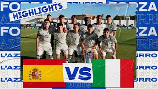 Highlights: Spagna-Italia 1-0 | Under 19 | Amichevole