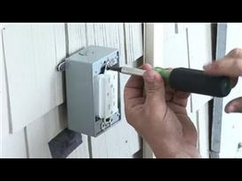 Electrical Help : How to Install a Power Receptacle Outside - YouTube