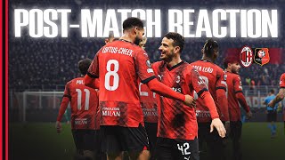 Pioli, Loftus-Cheek and Florenzi | Post match reactions | AC Milan v Stade Rennais | #EuropaLeague