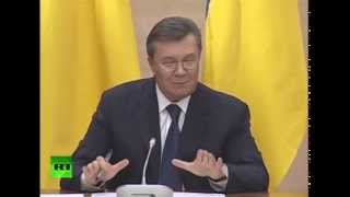 Янукович обвиняет Запад и США в хаосе на Украине