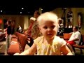 Baby Praising the Lord in church