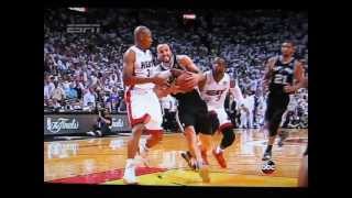 2013 NBA Finals Game 6 with bad call. IT WAS RIGGED!!!!!