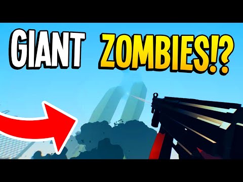 TABS w/ GIANT ZOMBIES!? Totally Accurate Battle Zombielator (TABZ) Funny Moments